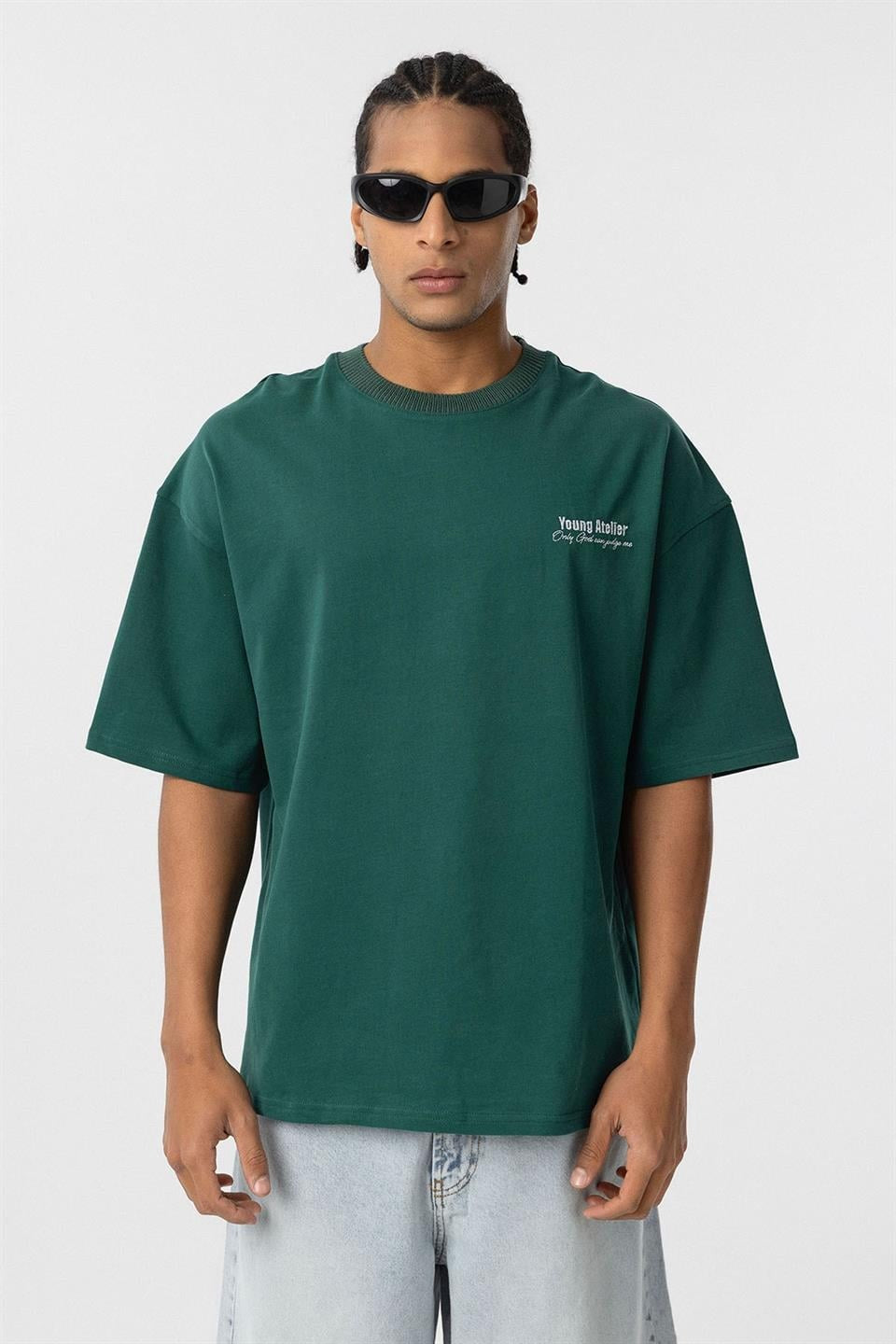 Oversized T-Shirt with Embroidery