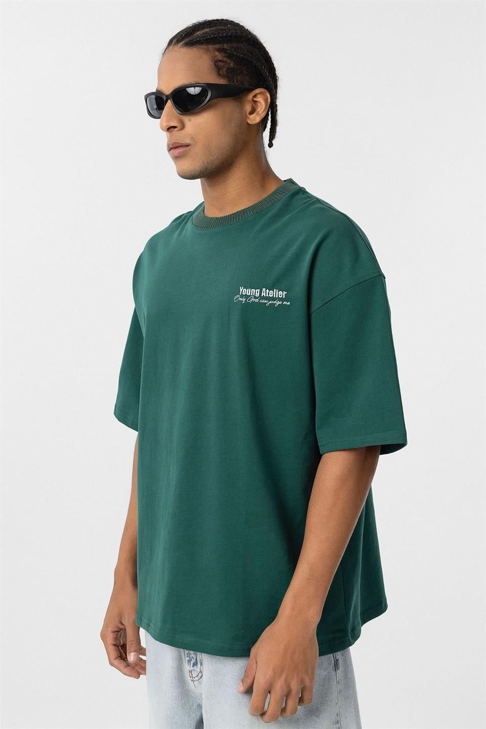 Oversized T-Shirt with Embroidery