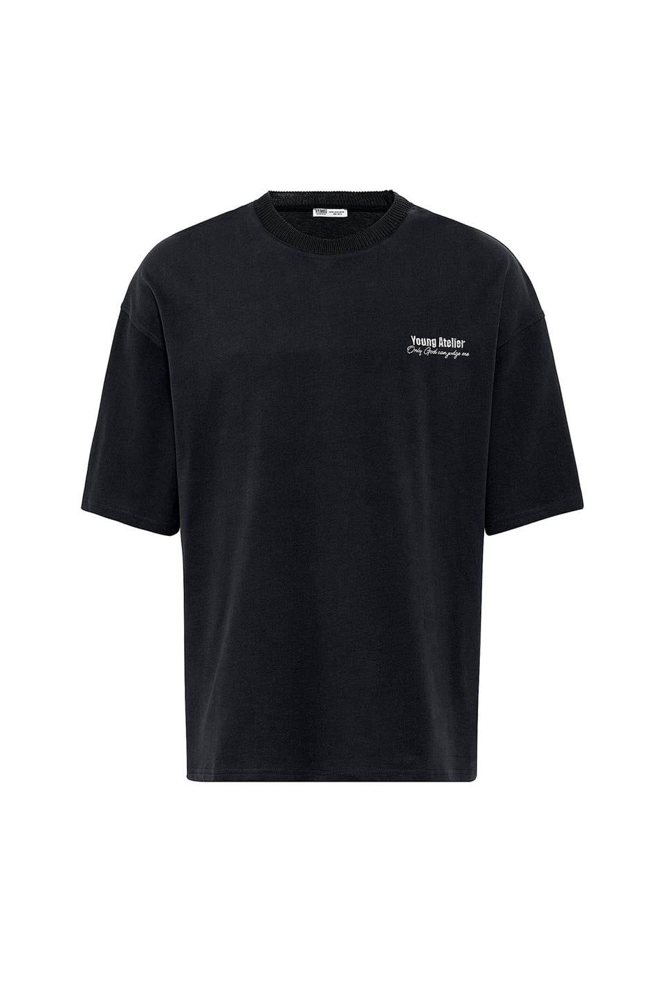 Oversized T-Shirt with Embroidery