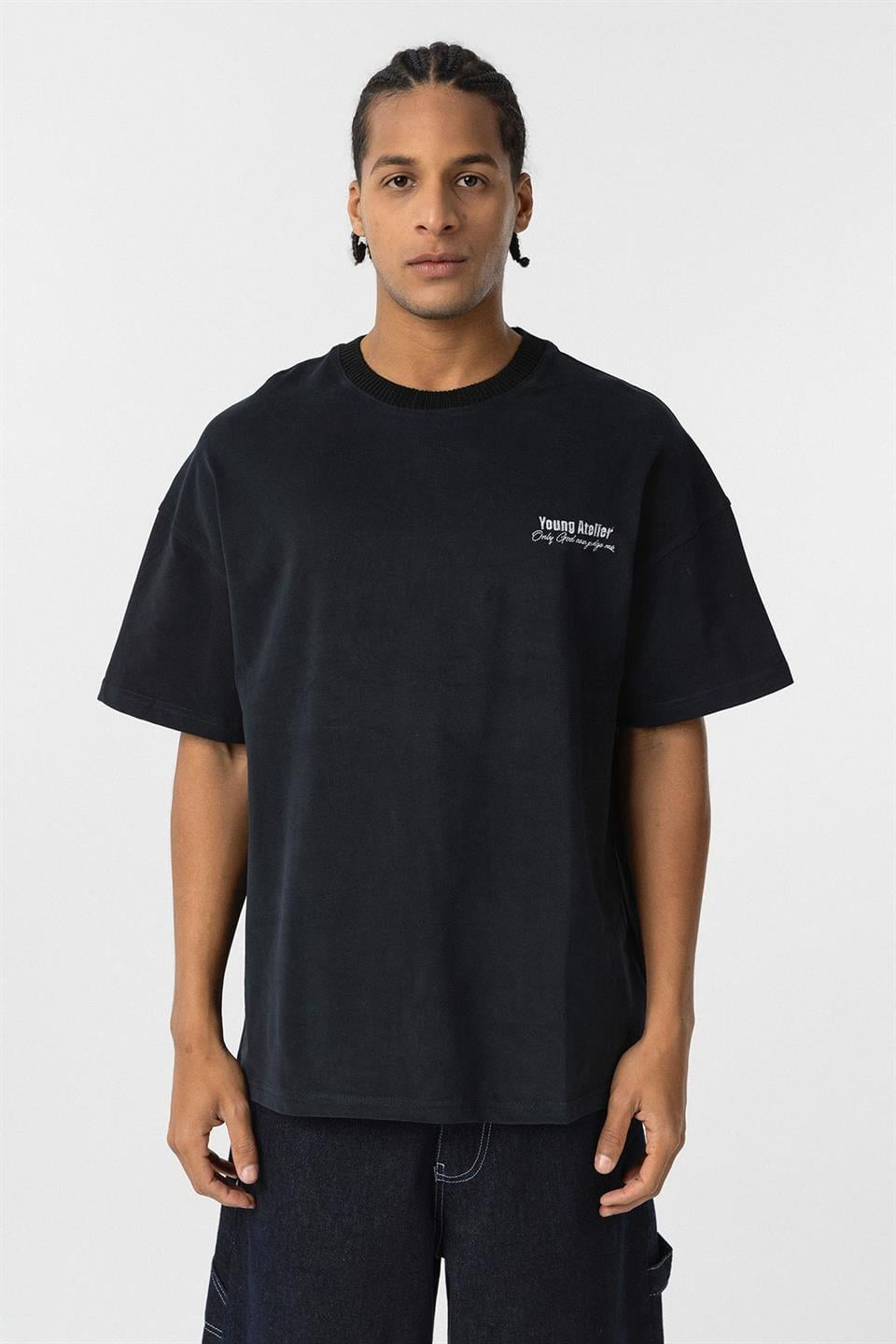 Oversized T-Shirt with Embroidery