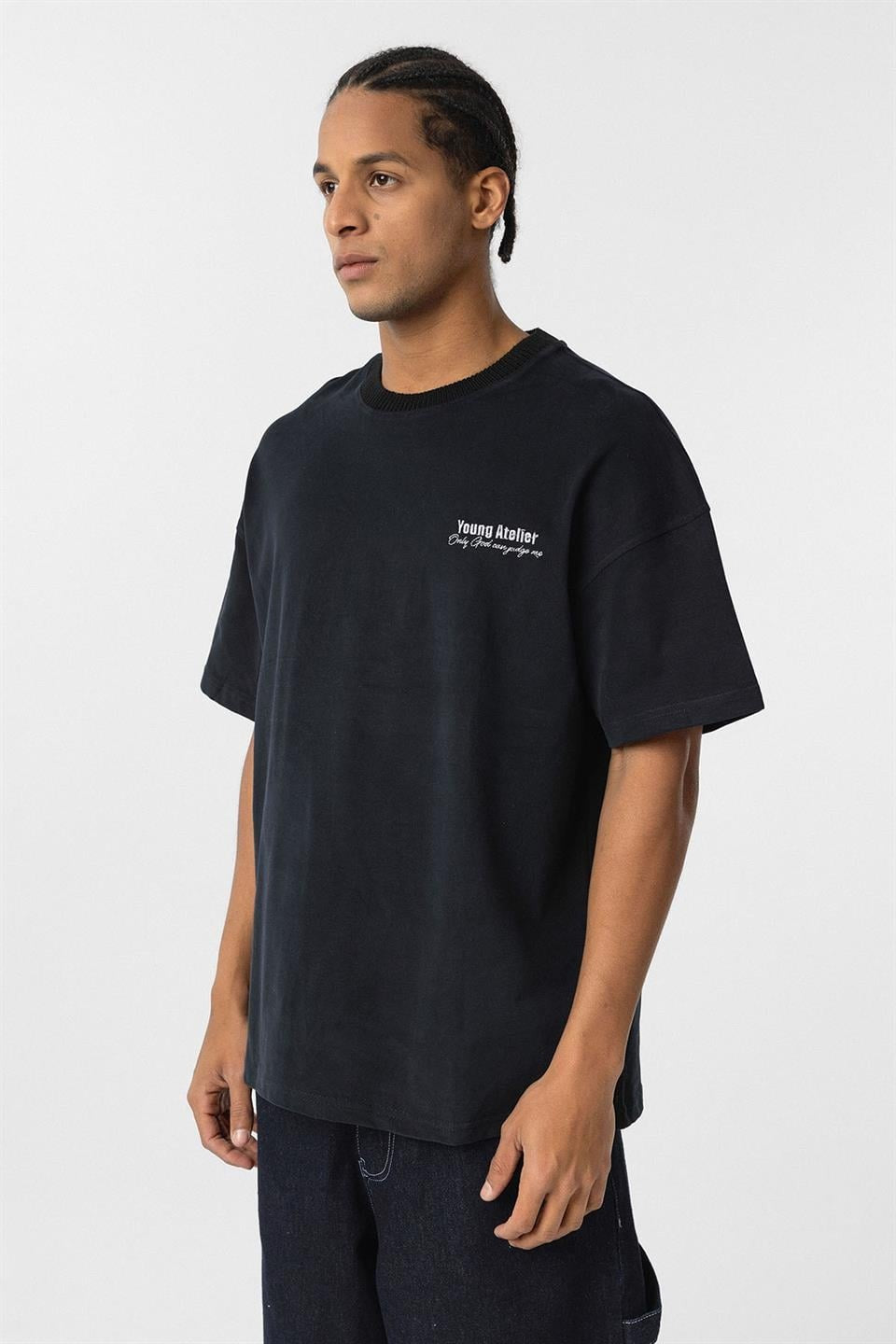 Oversized T-Shirt with Embroidery