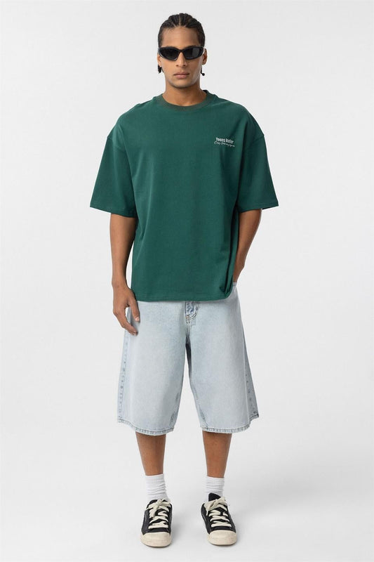 Oversized T-Shirt with Embroidery