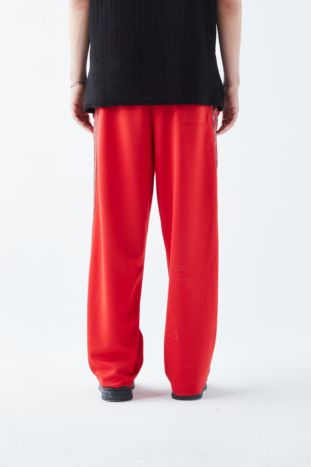 Baggy Sweatpants with Striped Details