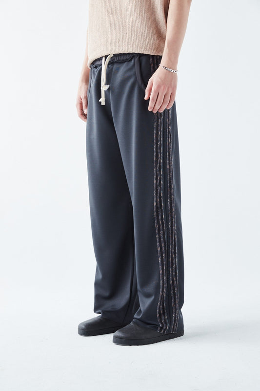 Baggy Sweatpants with Striped Details
