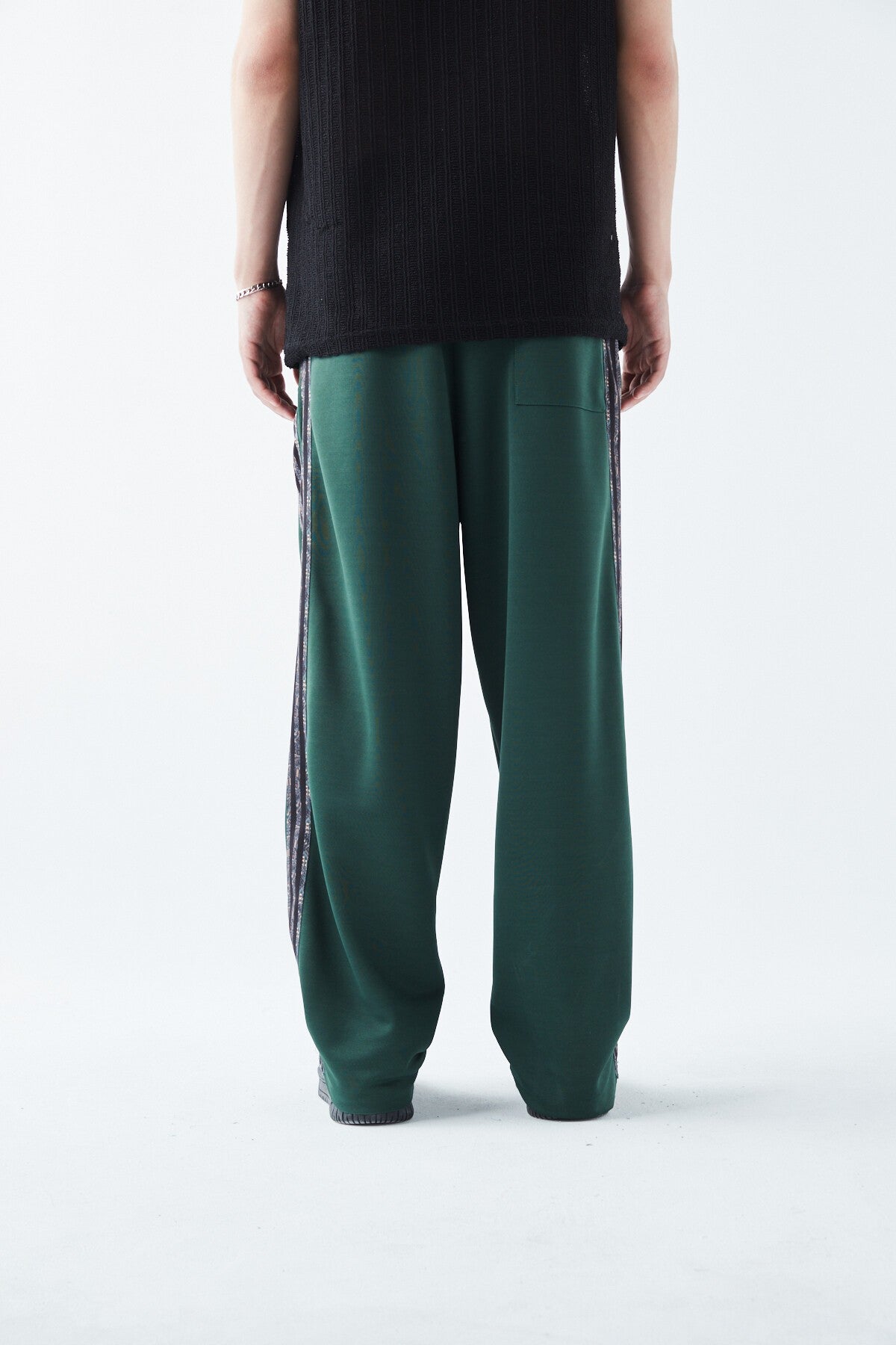 Baggy Sweatpants with Striped Details