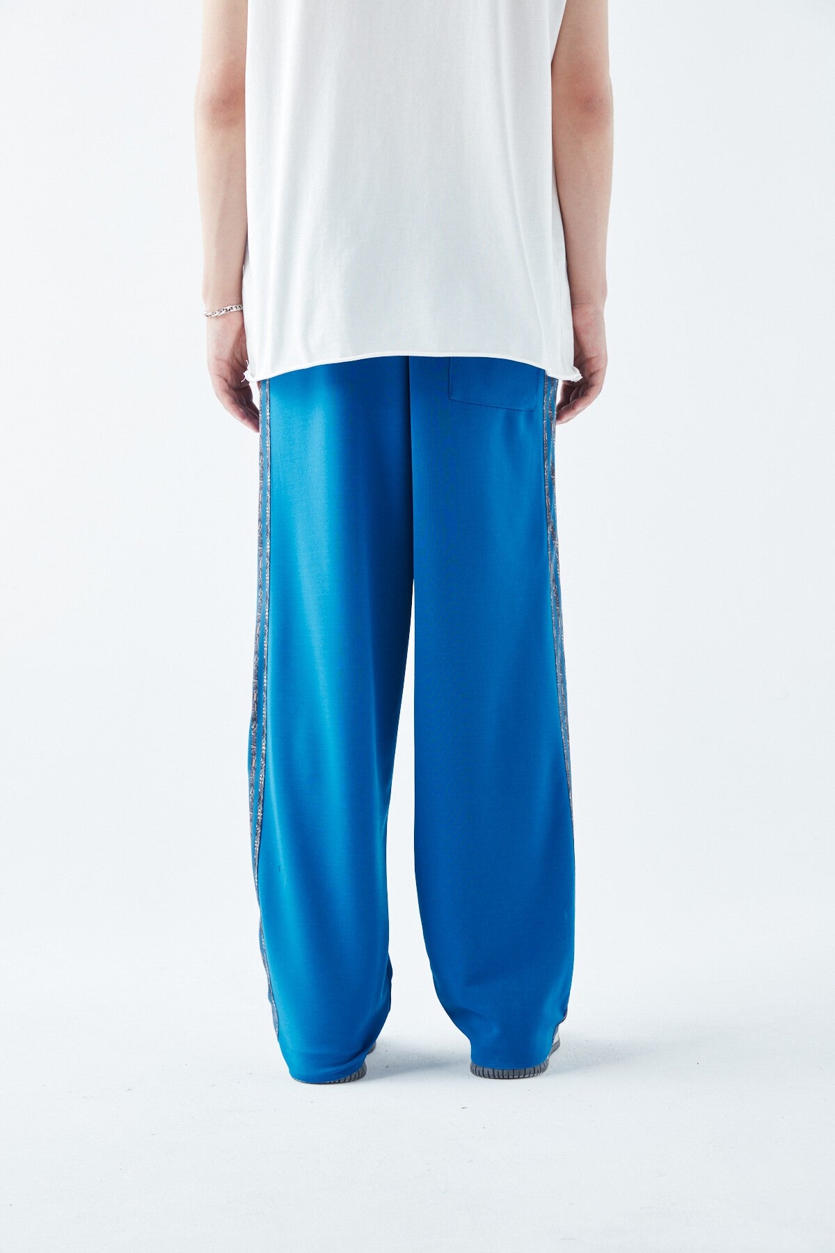 Baggy Sweatpants with Striped Details