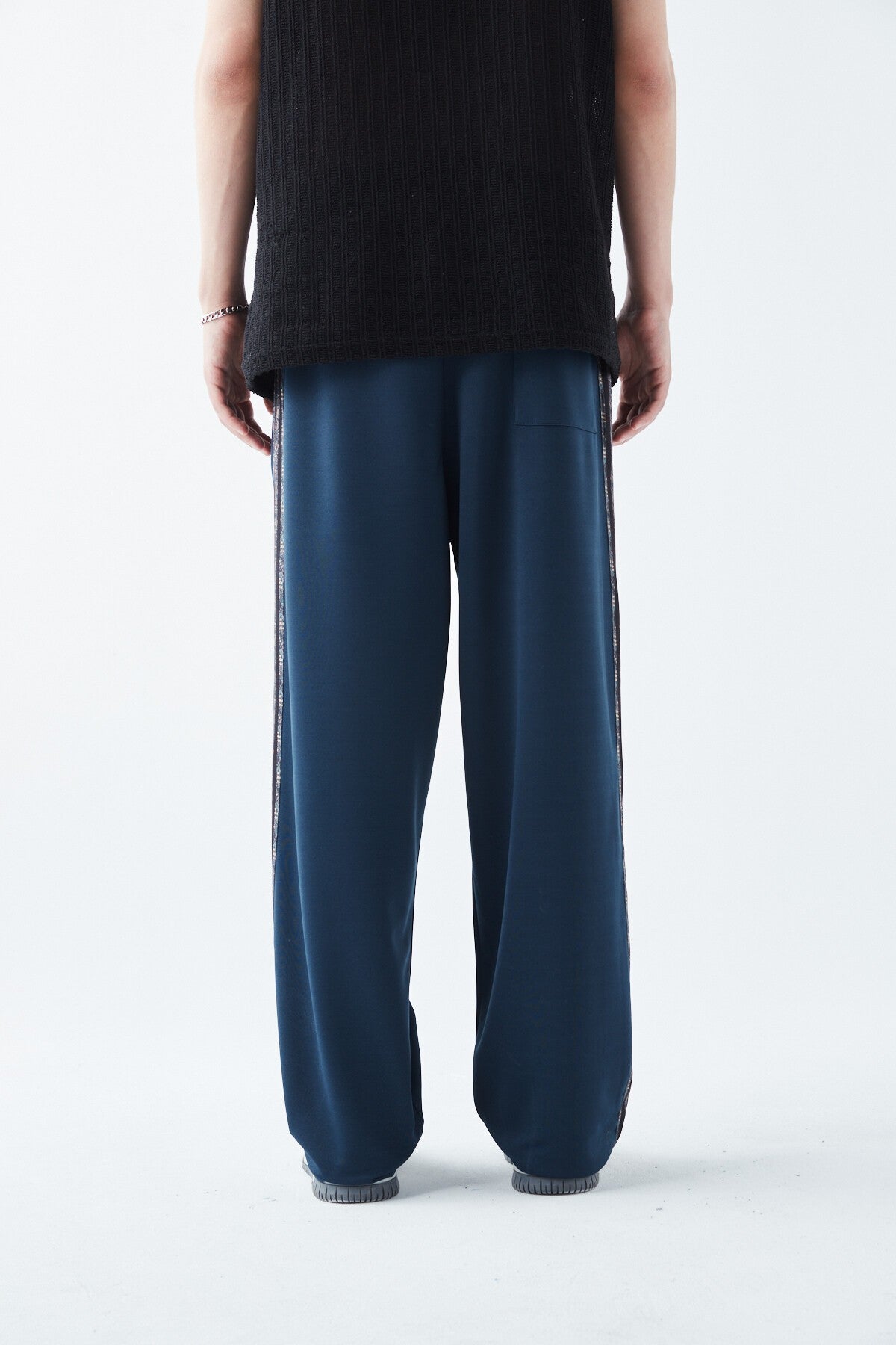 Baggy Sweatpants with Striped Details
