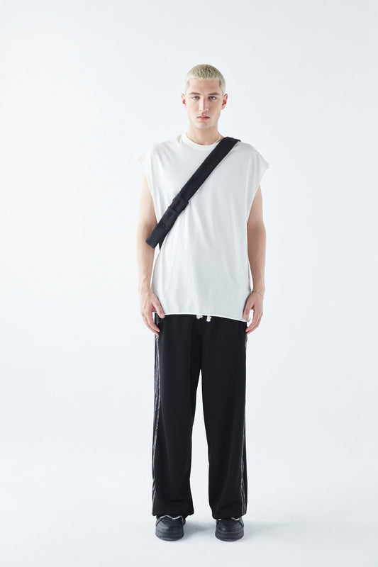 Baggy Sweatpants with Striped Details