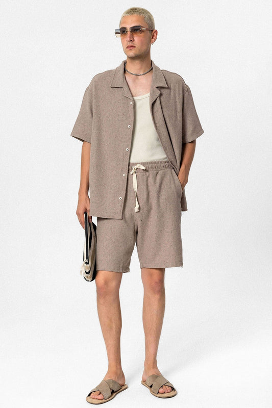 Oversized Shorts and Shirt Set