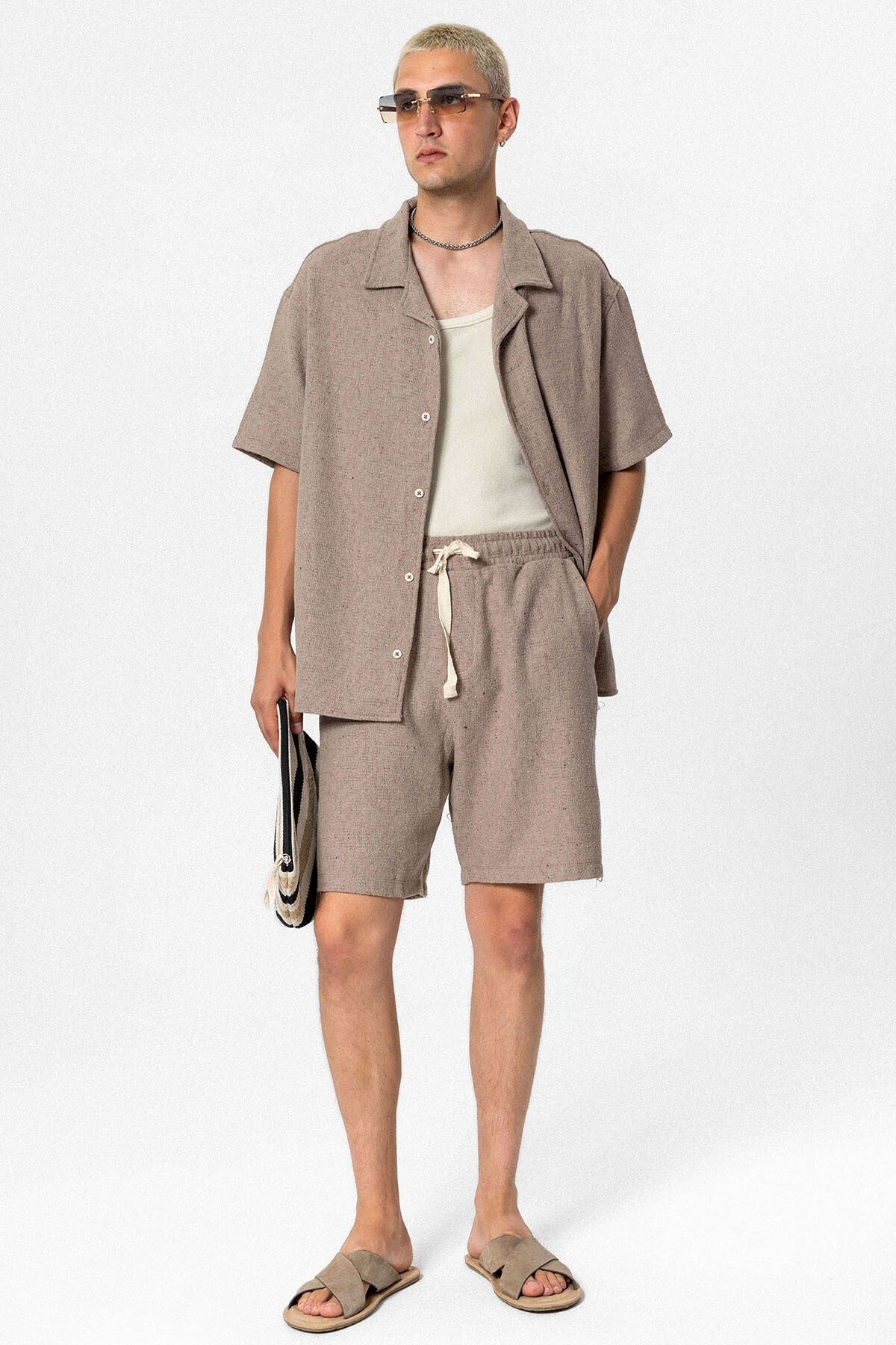 Oversized Shorts and Shirt Set