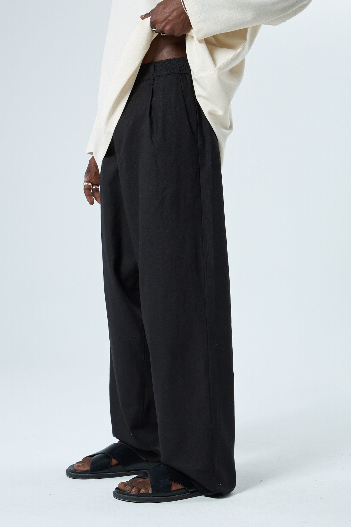 100% Linen Baggy Pants