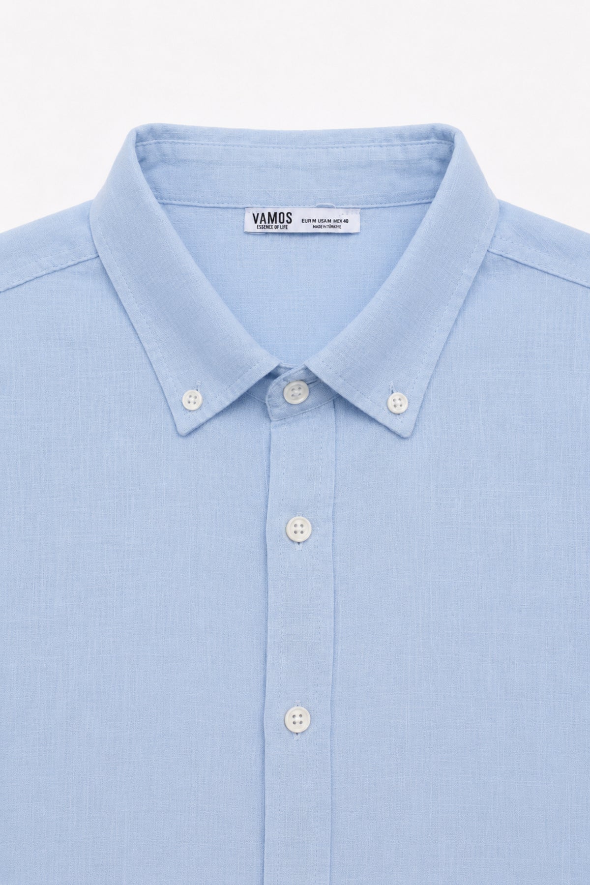Basic Oversized Cotton-Linen Shirt