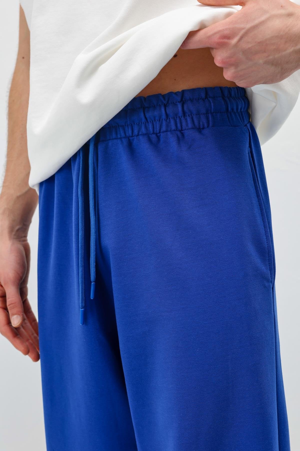 Basic Elastic-Waist Sweatpants