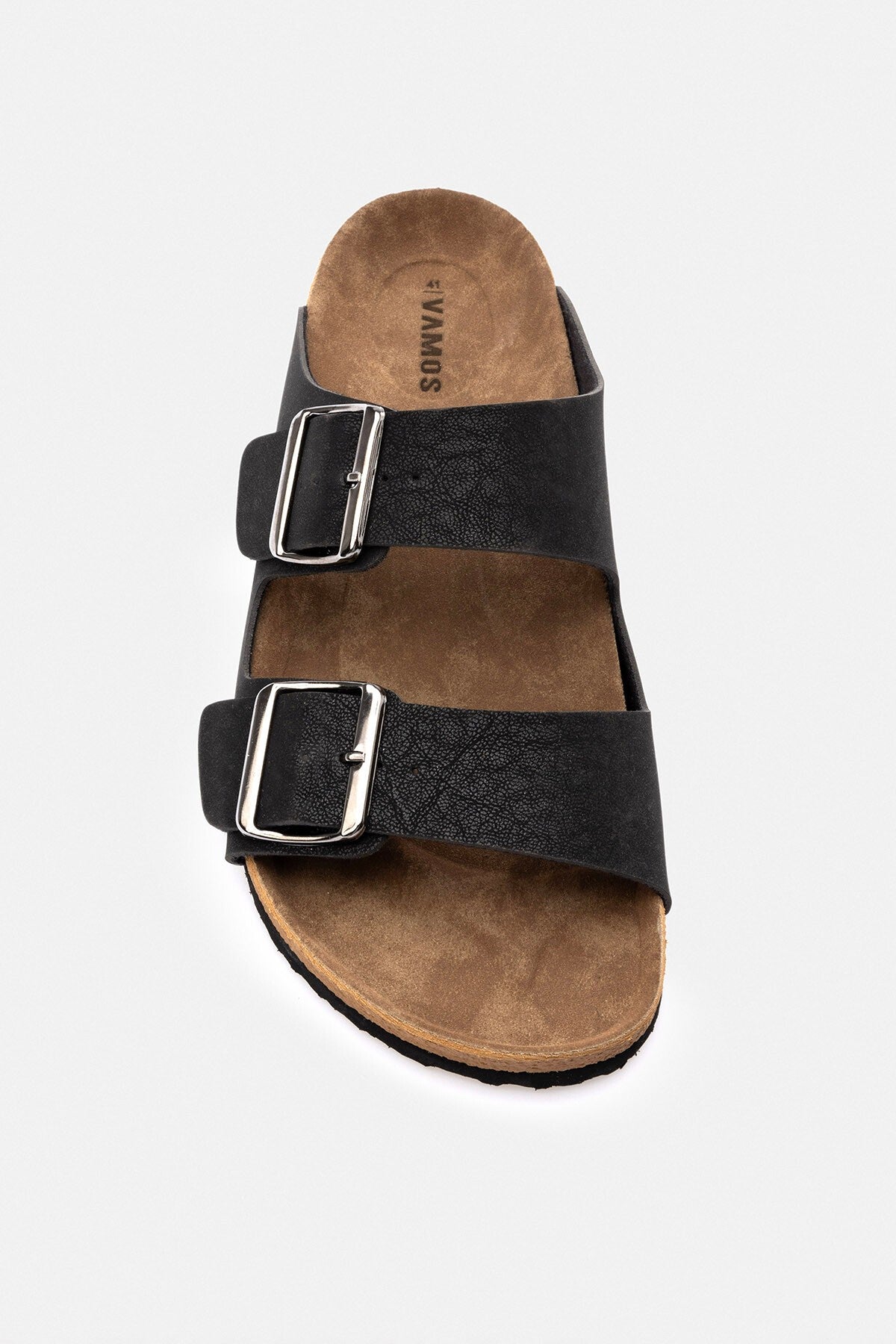 Polyester-Based Synthetic Slippers with Double Buckles