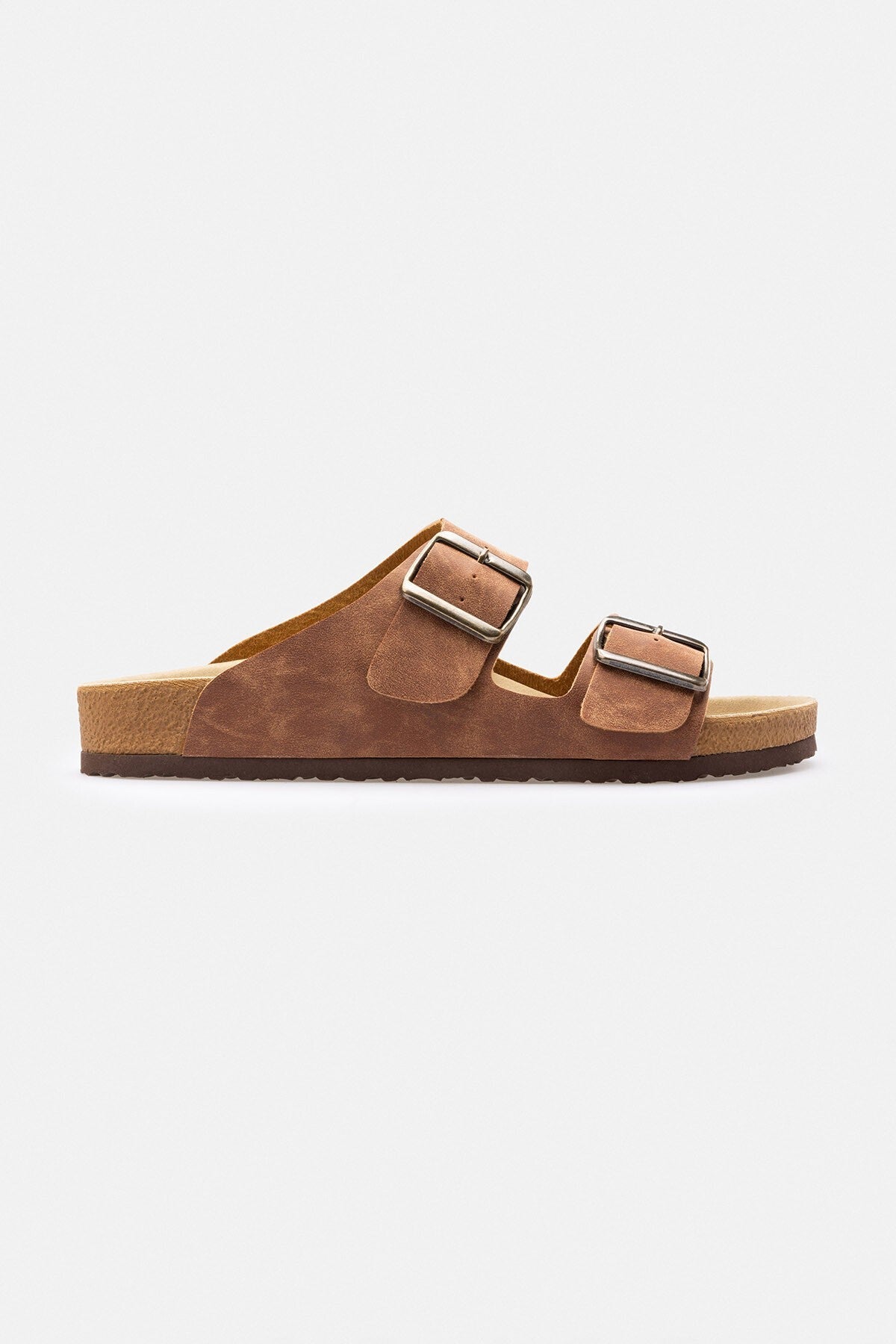 Polyester-Based Synthetic Slippers with Double Buckles