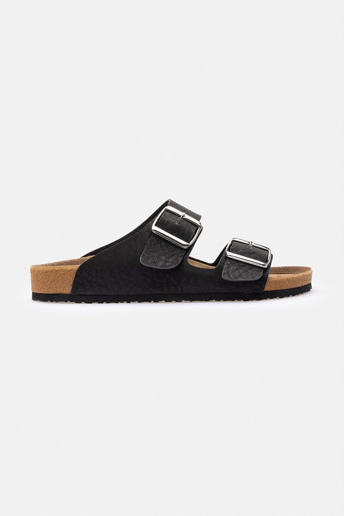 Polyester-Based Synthetic Slippers with Double Buckles