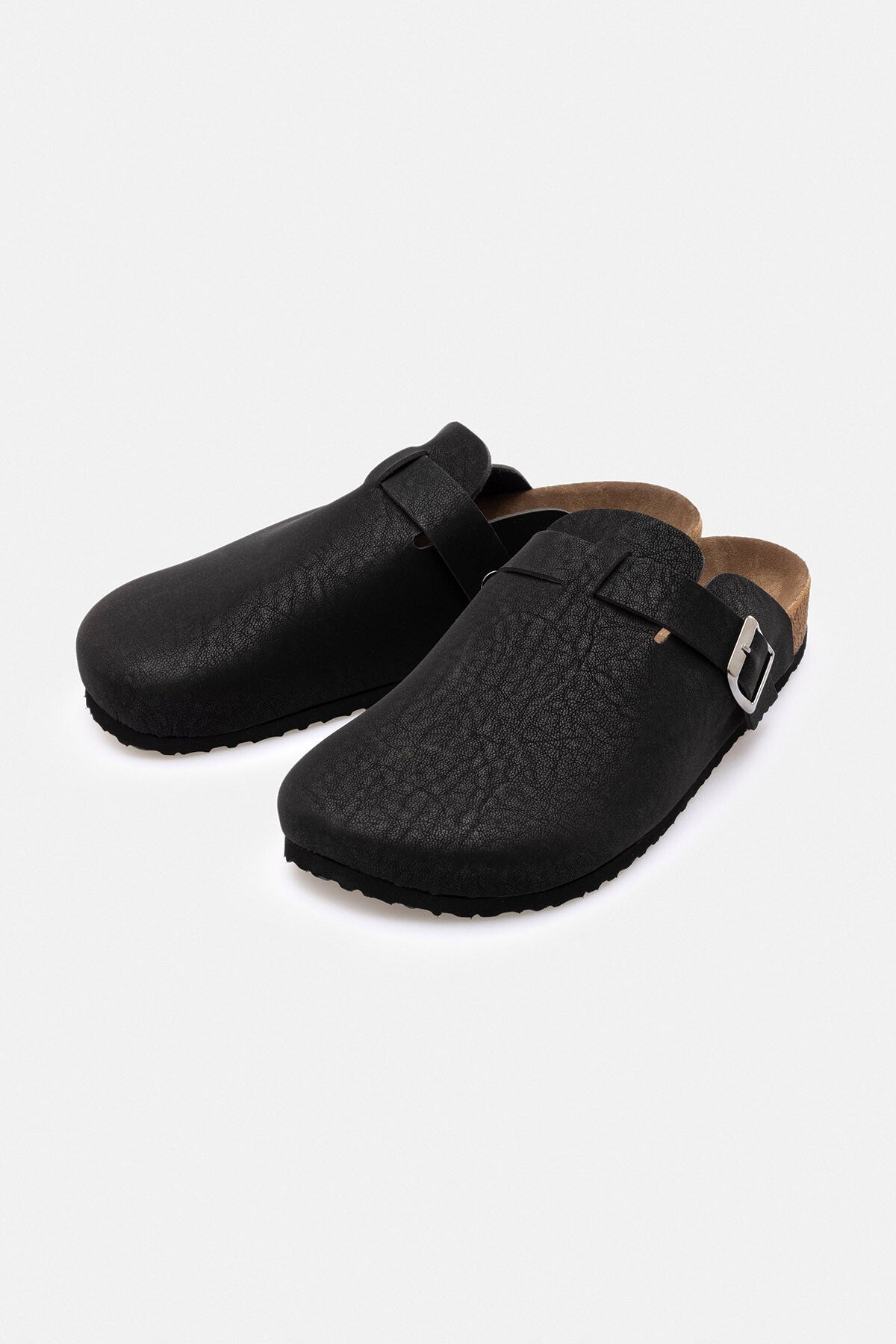 Polyester-Lined Synthetic-Toe Closed-Toe Slippers