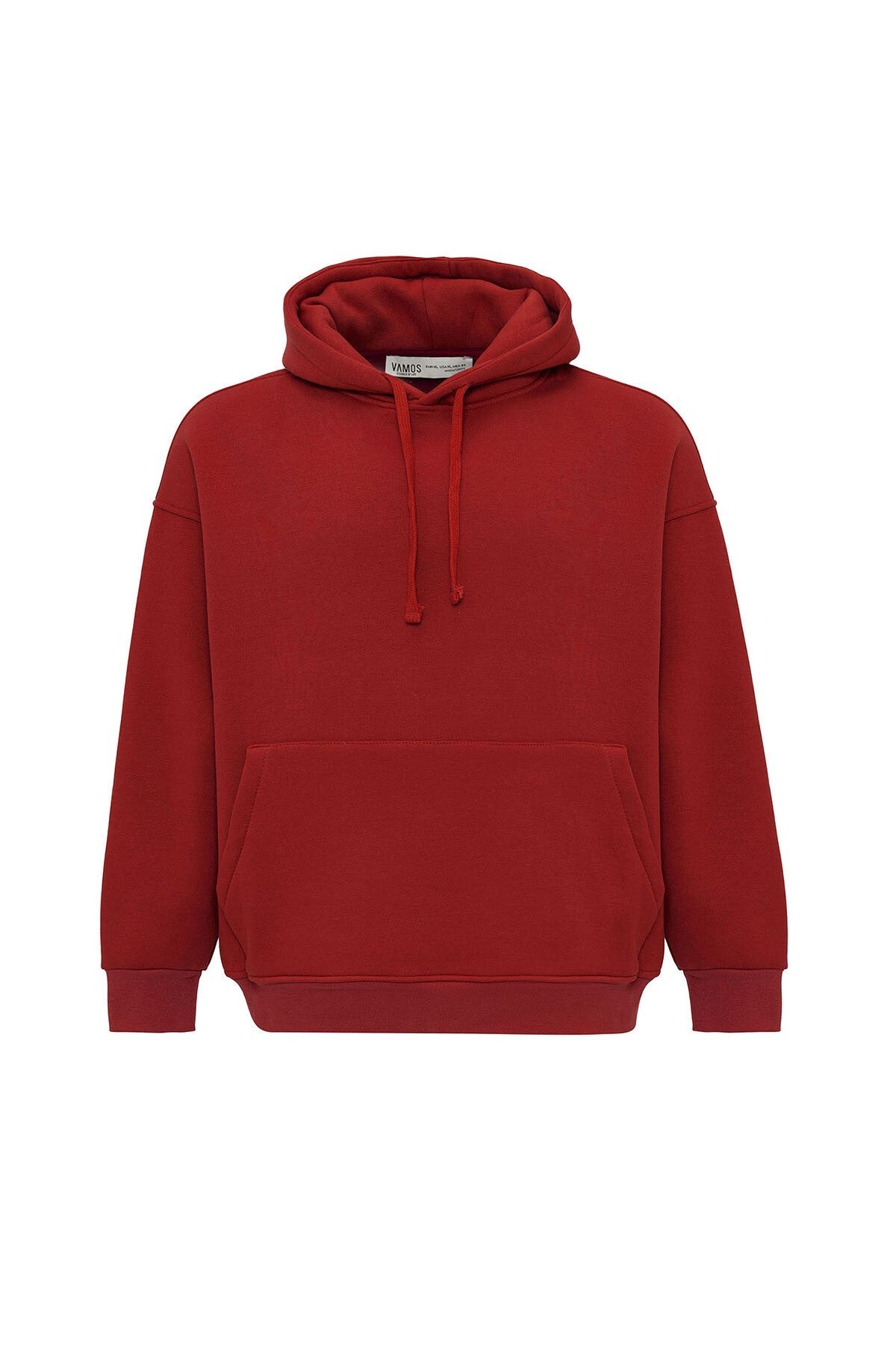 Basic Oversized Hooded Sweatshirt with Pockets
