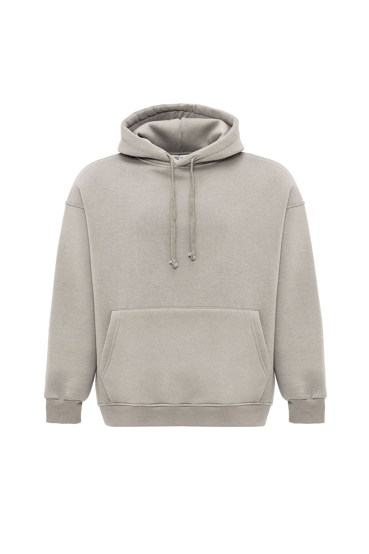 Basic Oversized Hooded Sweatshirt with Pockets