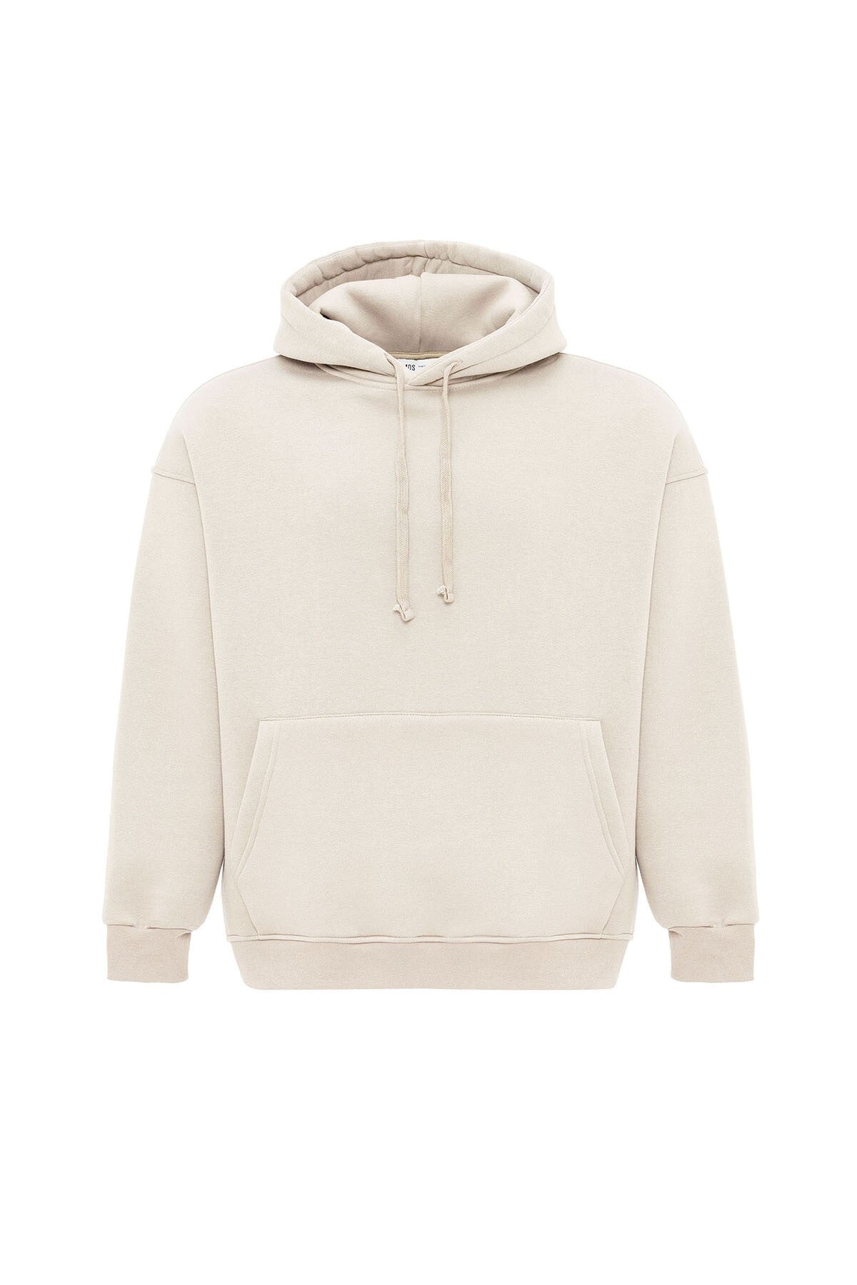Basic Oversized Hooded Sweatshirt with Pockets