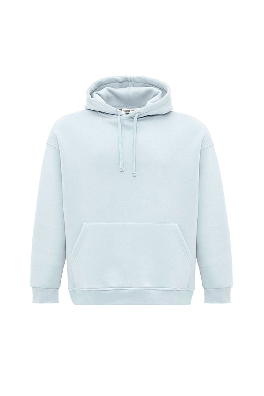 Basic Oversized Hooded Sweatshirt with Pockets