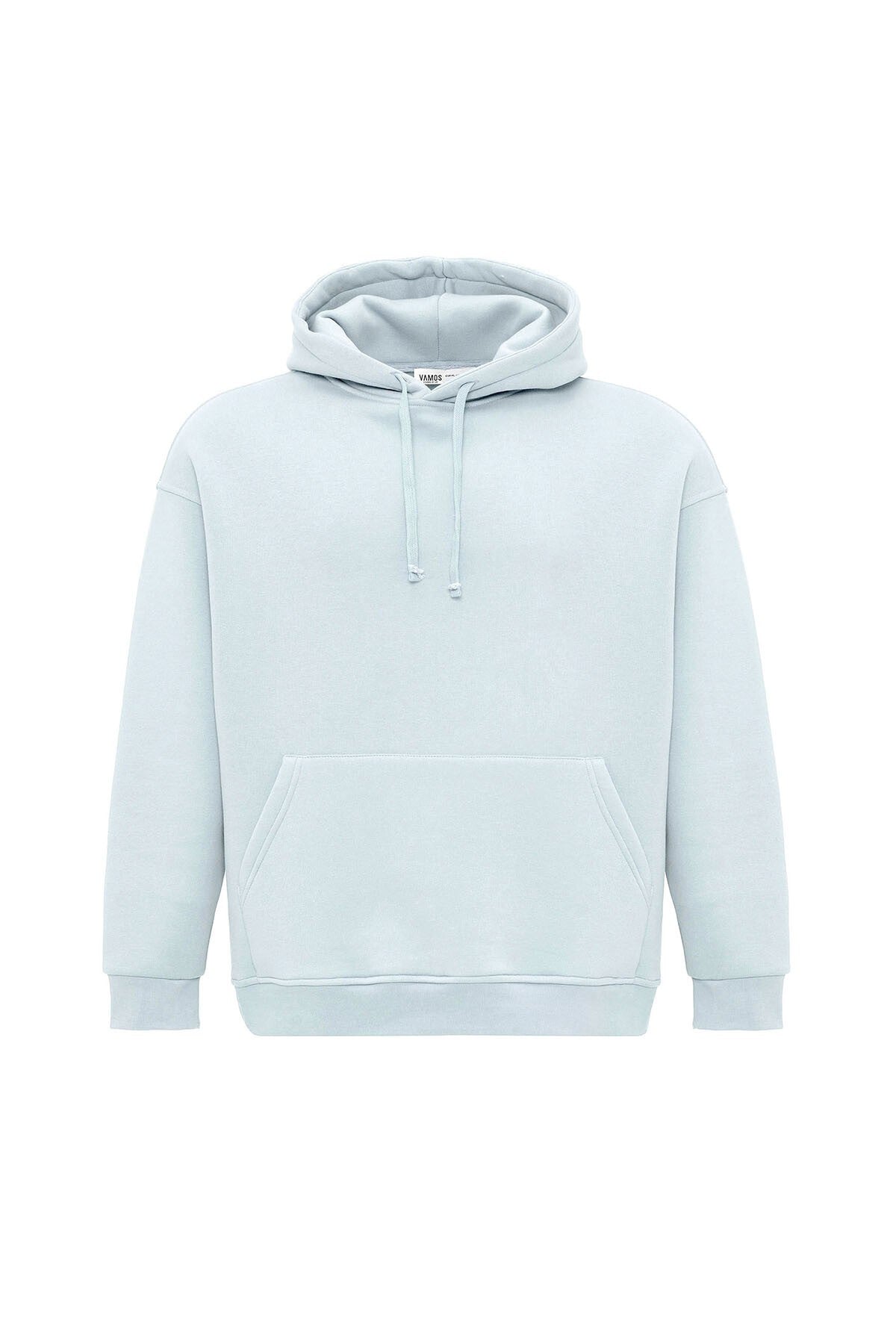 Basic Oversized Hooded Sweatshirt with Pockets