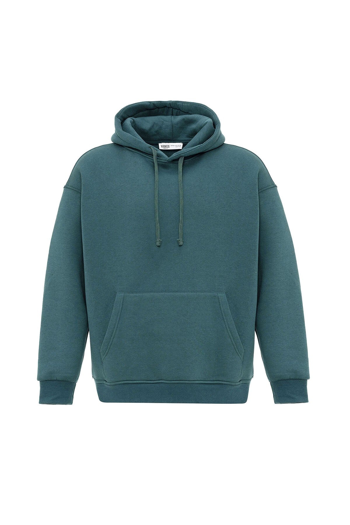 Basic Oversized Hooded Sweatshirt with Pockets
