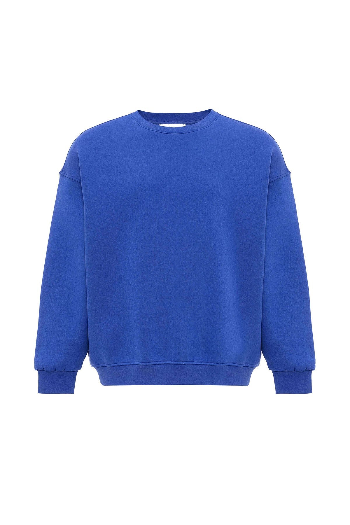 Basic Oversized Crew-Neck Sweatshirt