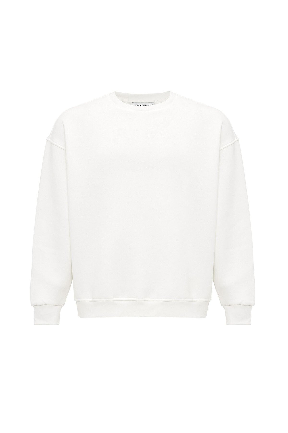 Basic Oversized Crew-Neck Sweatshirt