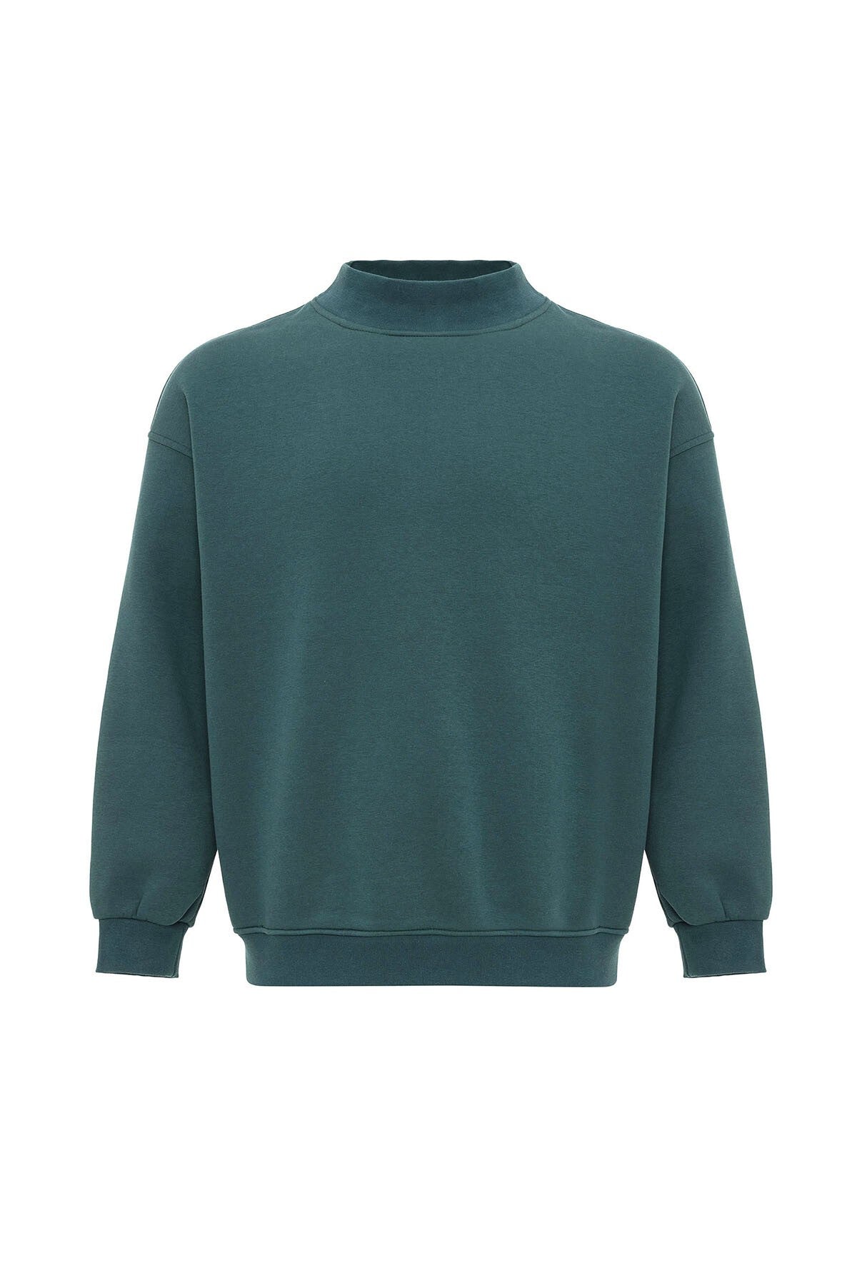 Basic Oversized Crew-Neck Sweatshirt