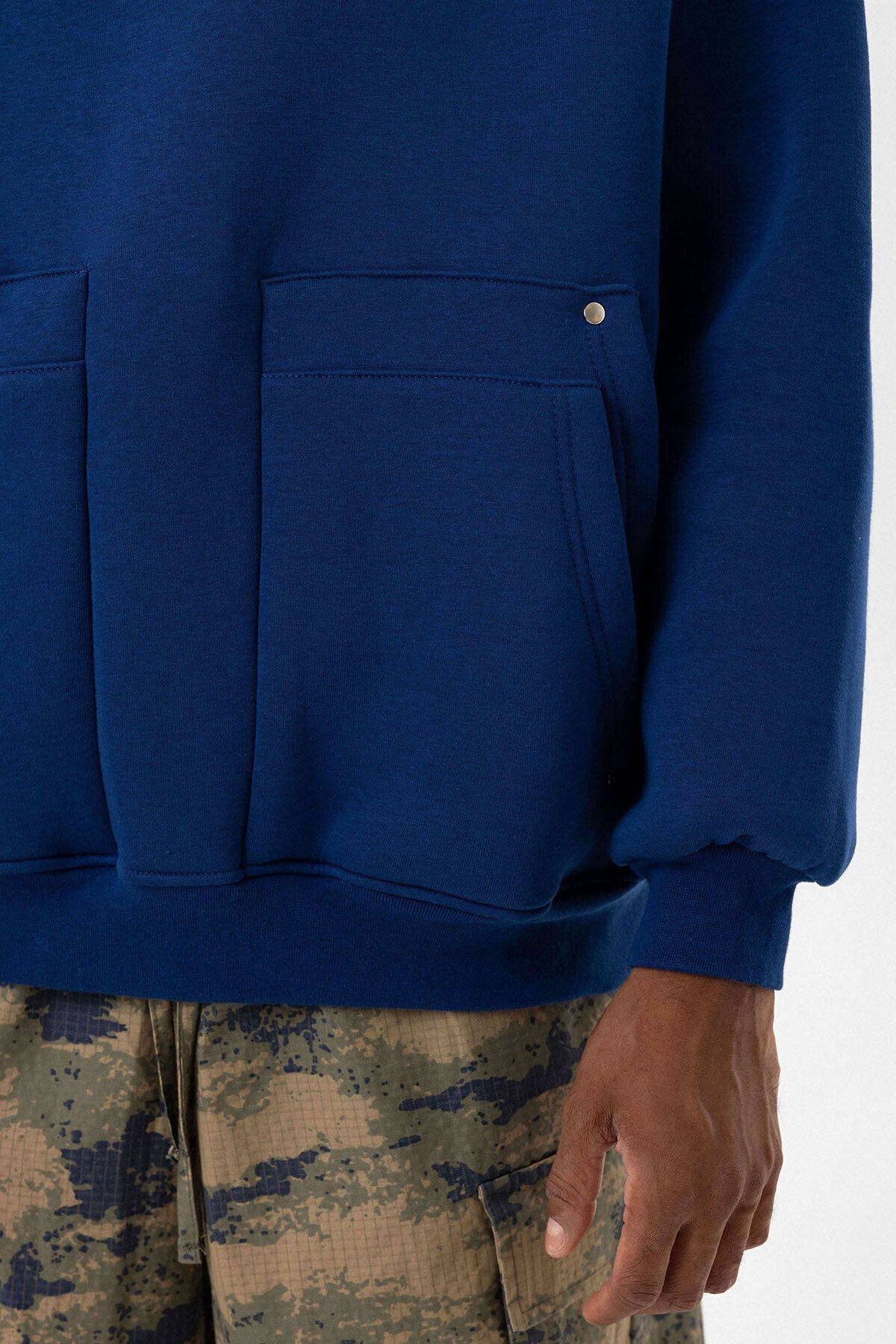 Oversized Hooded Sweatshirt with Pockets