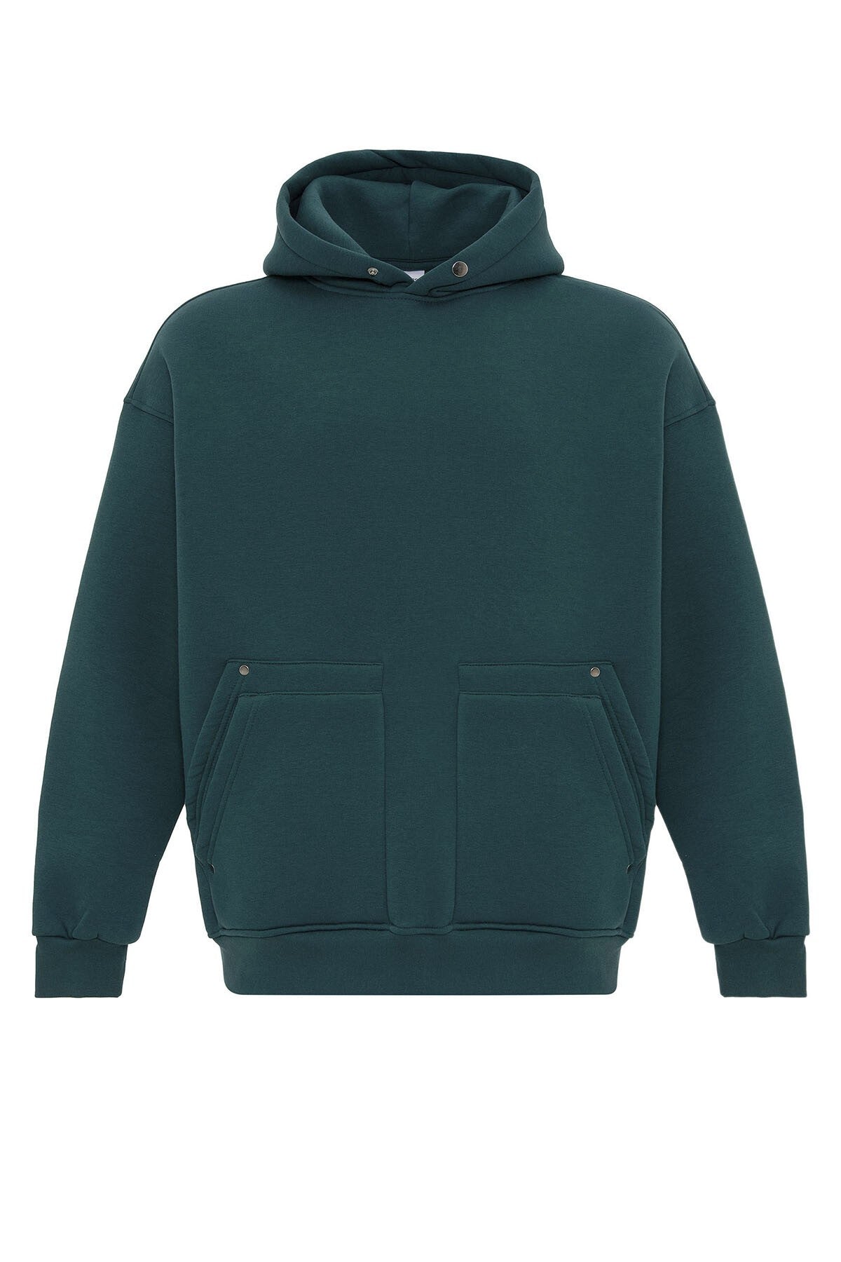 Oversized Hooded Sweatshirt with Pockets