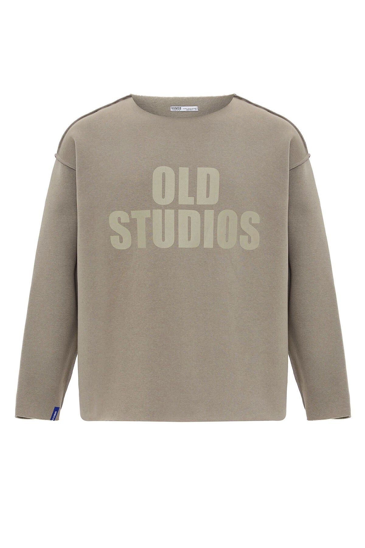 Oversized Sweatshirt with Stitching Details