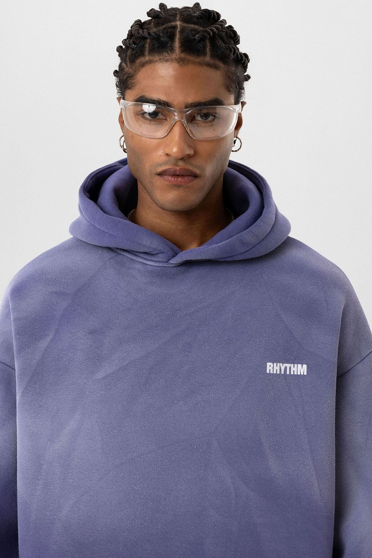 Oversized Hooded Sweatshirt with Back Print