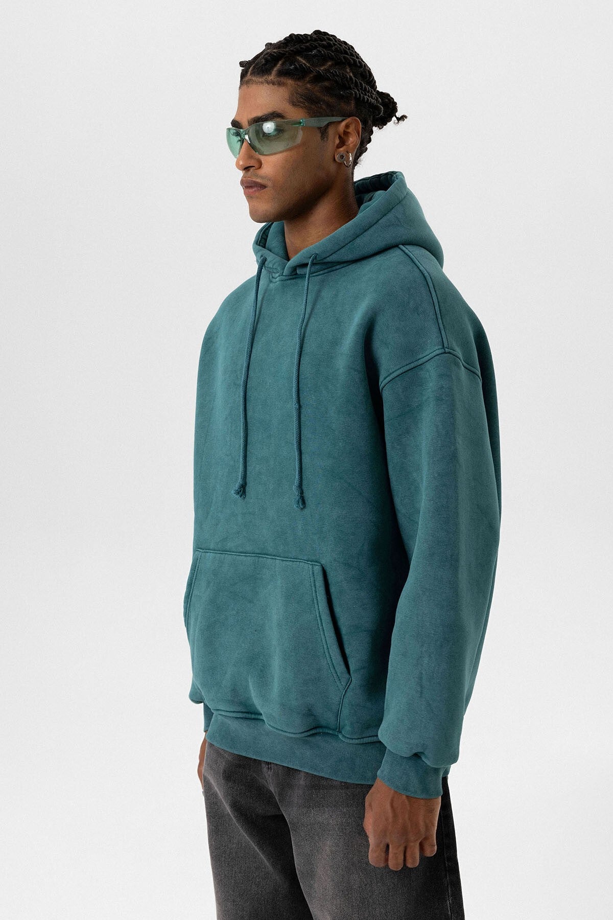 Basic Washed Oversized Sweatshirt