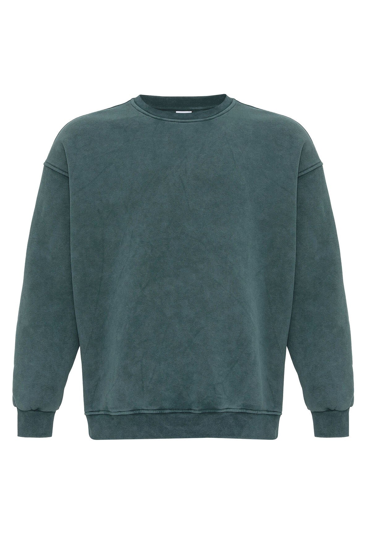 Machine-Washable Basic Oversized Sweatshirt