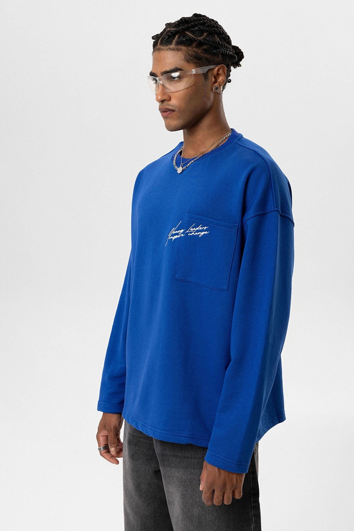 Oversized Sweatshirt with Pockets