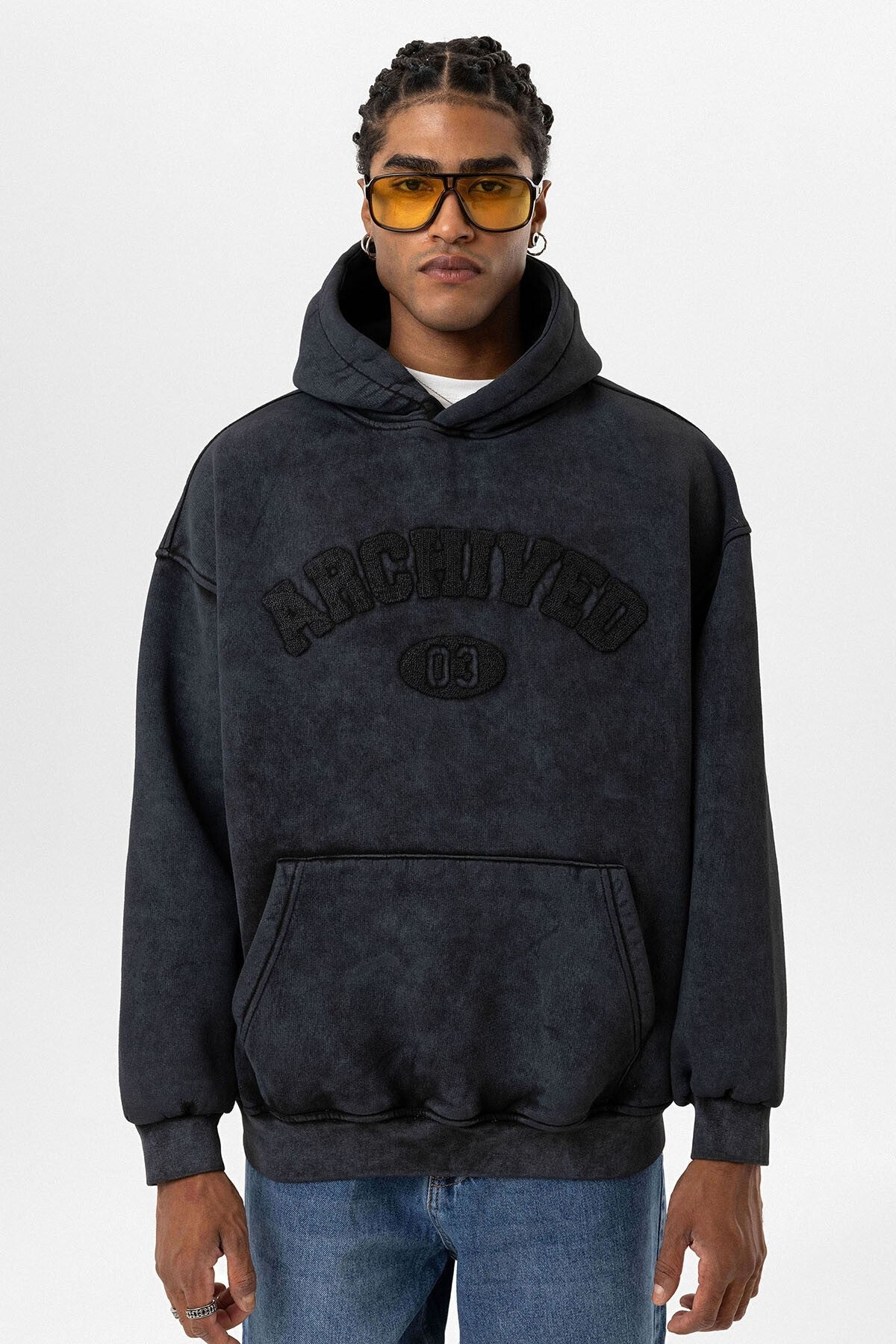 Oversized Printed Sweatshirt (Machine Washable)