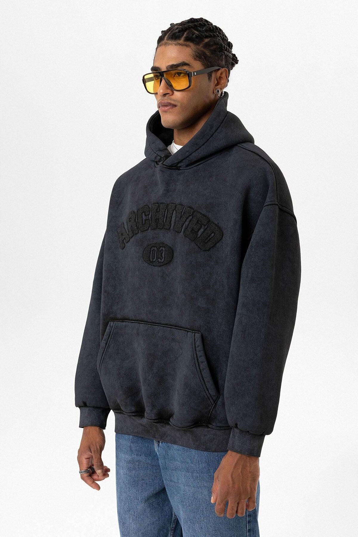 Oversized Printed Sweatshirt (Machine Washable)