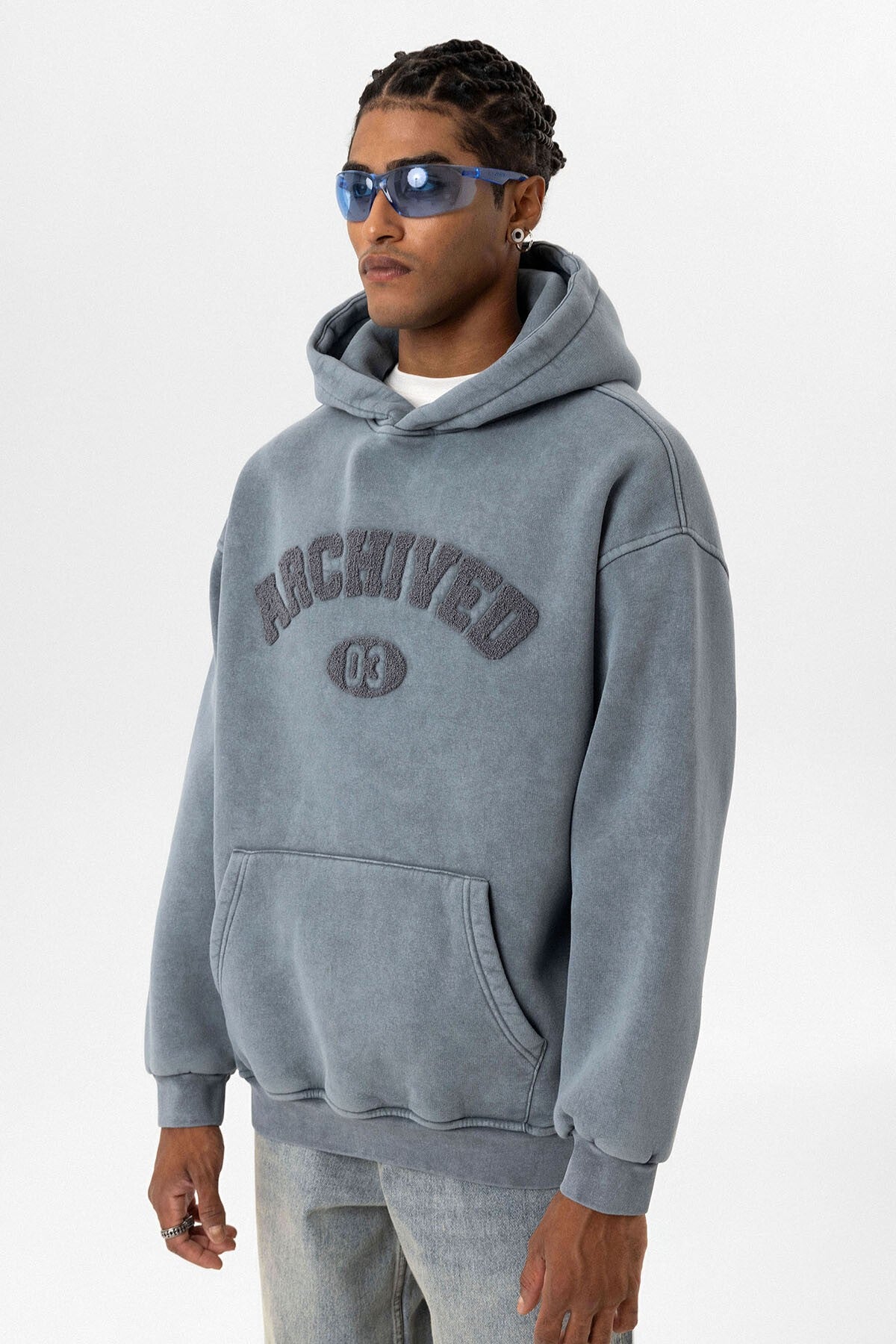 Oversized Printed Sweatshirt (Machine Washable)