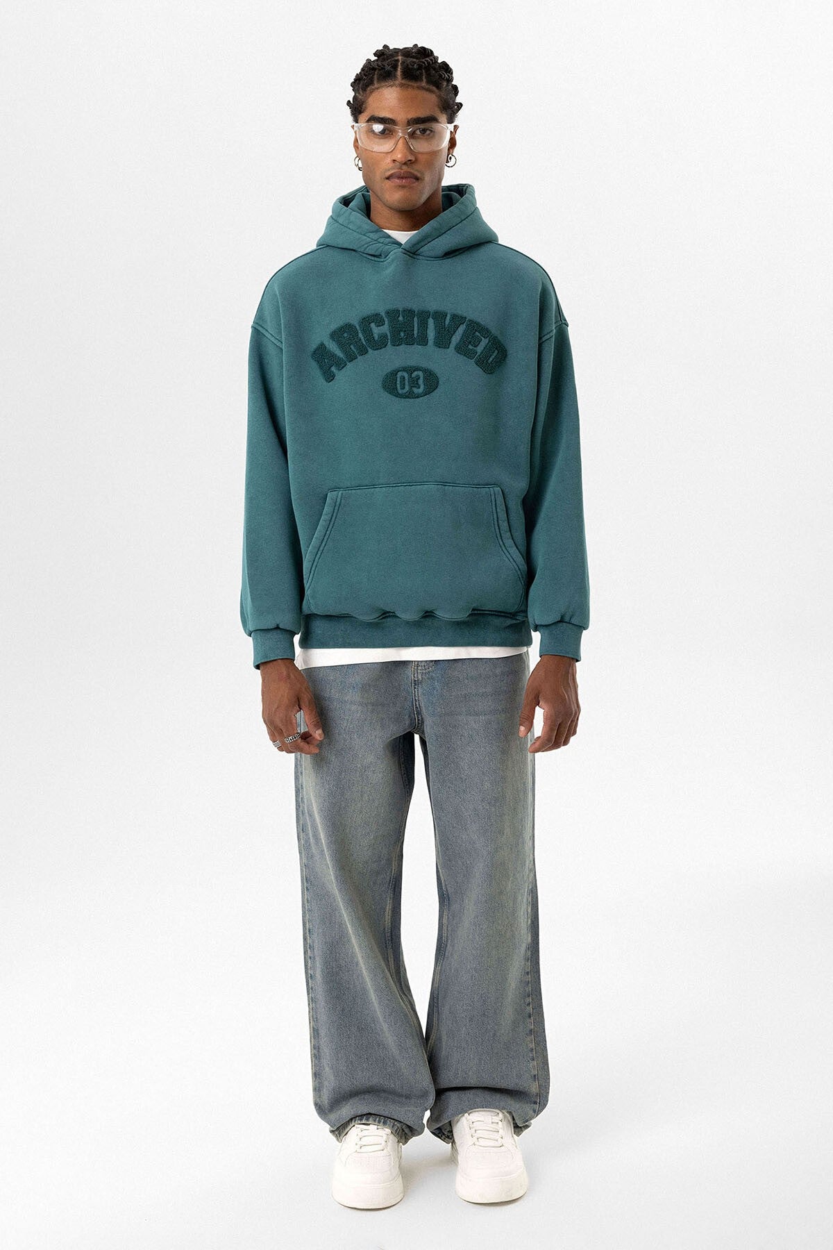 Oversized Printed Sweatshirt (Machine Washable)