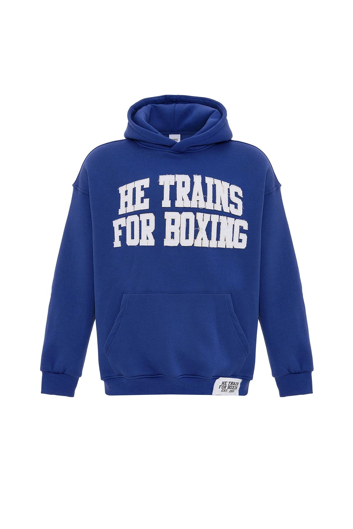 Oversized Hooded Sweatshirt with Printed Design