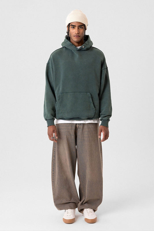 Premium Oversized Sweatshirt with Ripped Details