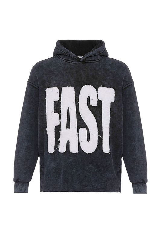 Pre-Washed Oversized Hooded Sweatshirt V10-50