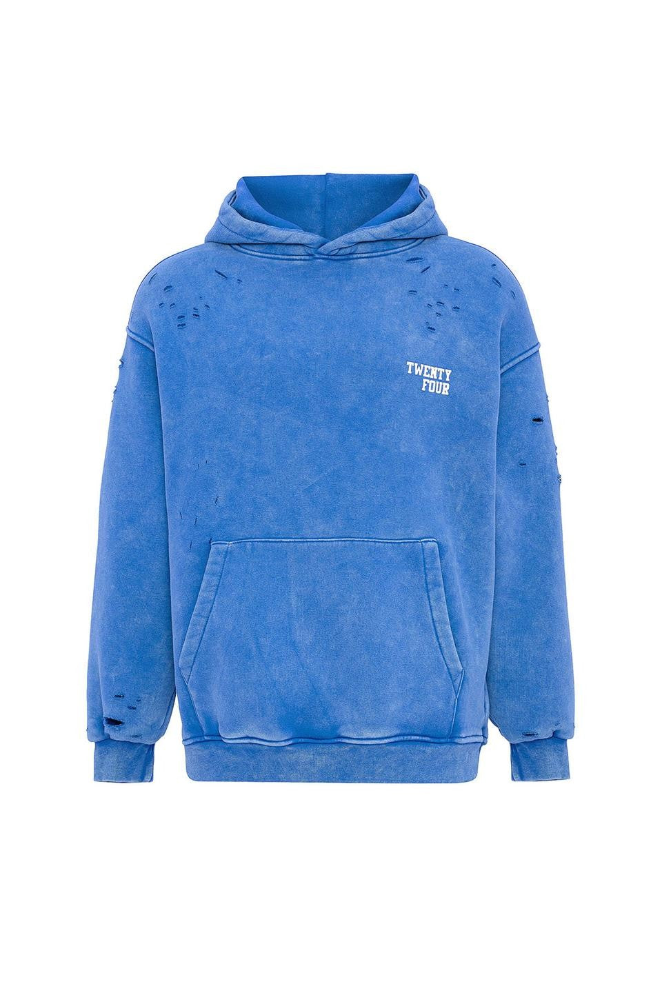 Washed Print Detailed Oversized Sweatshirt