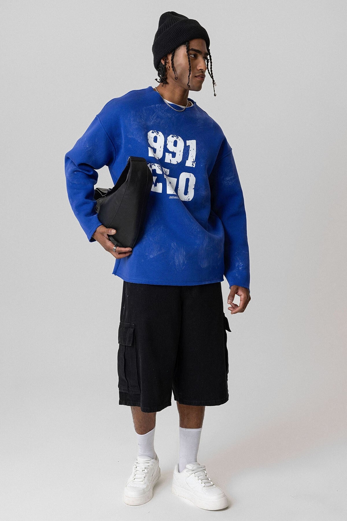 Printed Oversized Sweatshirt