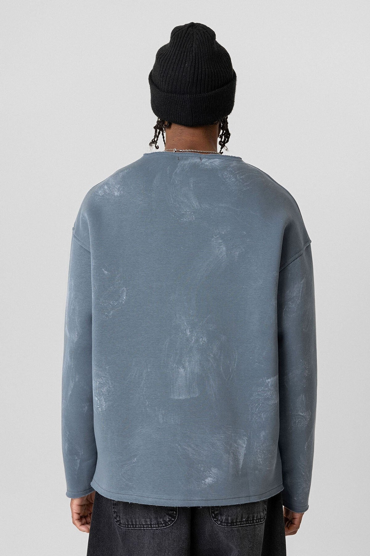 Printed Oversized Sweatshirt