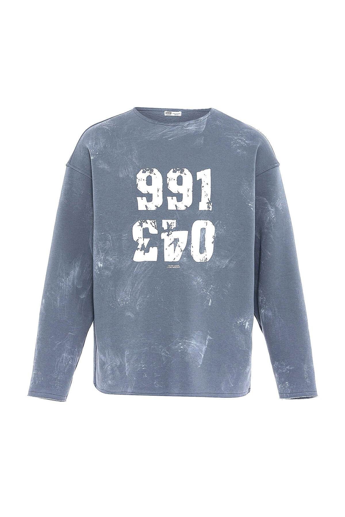 Printed Oversized Sweatshirt
