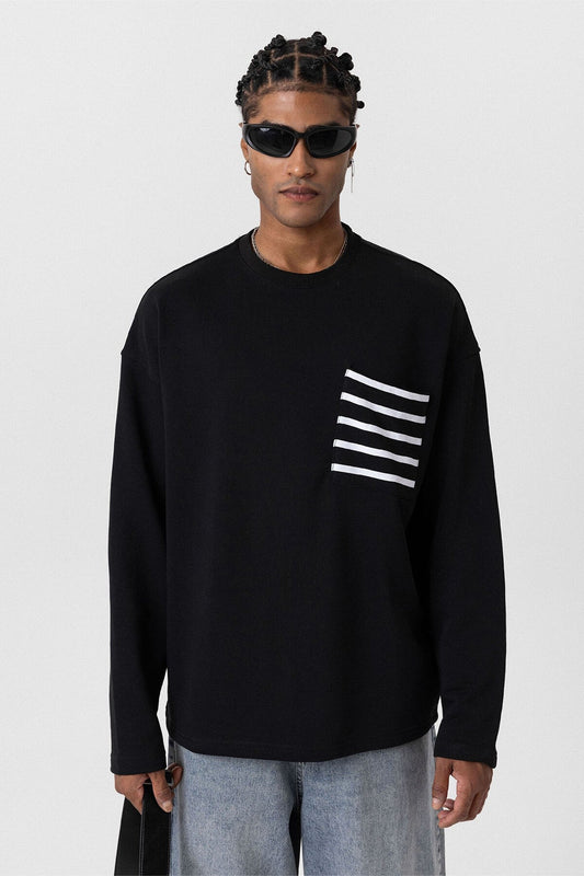 Oversized Sweatshirt with Pockets
