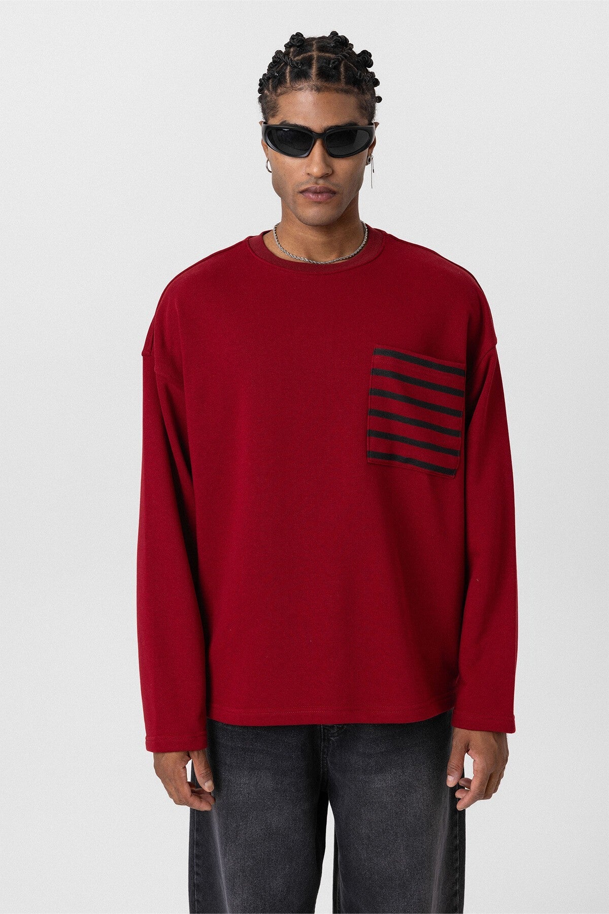 Oversized Sweatshirt with Pockets